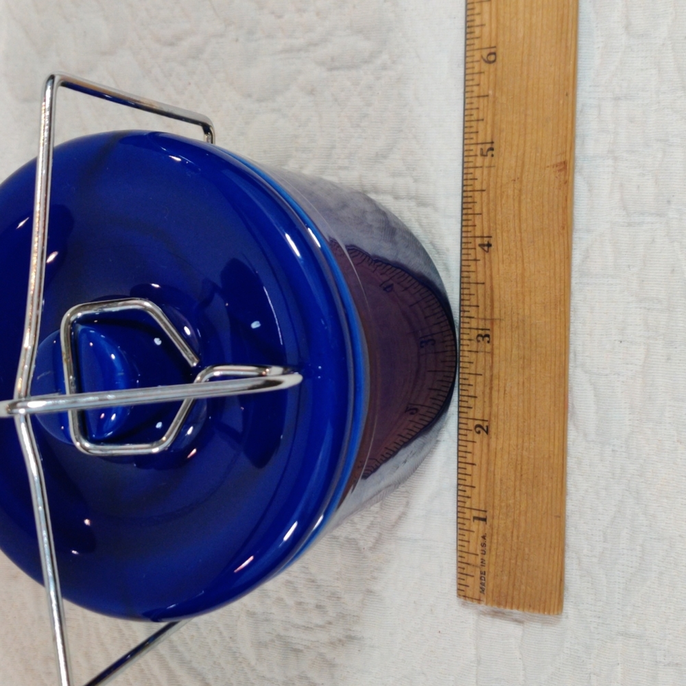 Calbolt Blue Ceramic Crock Pot - Picture 11 of 11